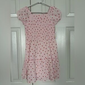 Kohl's Pink Dress with Strawberry Pattern NWT